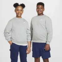 Nike Sportswear Club Fleece Big детские свитшот (Extended Size) цвет серый