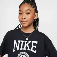 Nike Sportswear Girls' футболка цвет черный