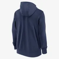 New York Yankees Knockout Script мужские Nike MLB Full-Zip Толстовка с капюшоном синий