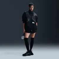 Nike Sportswear женская оверсайз Woven Куртка цвет серый