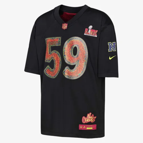 Super Bowl LIX Big дитячі Nike Football Game Jersey колір чорний