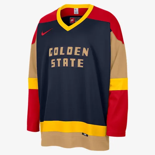 Golden State Warriors City Edition чоловічі Nike NBA Hockey Jersey блакитний