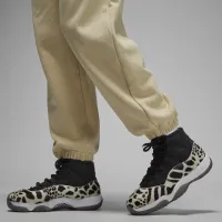 Nike Jordan Flight Fleece жіноча Pants колір коричневий