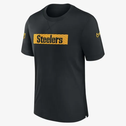 Pittsburgh Steelers Sideline Player чоловічі Nike Dri-FIT NFL футболка колір чорний