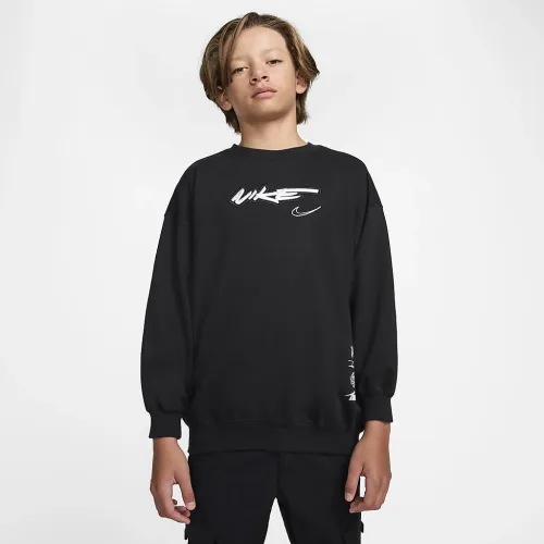 Nike Sportswear Breaking Big детские Fleece Top цвет черный