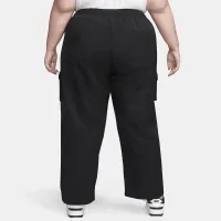 Nike Sportswear Essential женская С высокой Талией Woven Cargo Pants (большие размеры) цвет черный