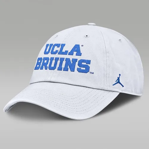 Nike UCLA Bruins Core Club Mascot Wordmark мужские Jordan Brand College Adjustable Hat цвет белый