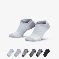 Nike Everyday Lightweight No-Show тренувальні шкарпетки (6 пар) різнокольорові