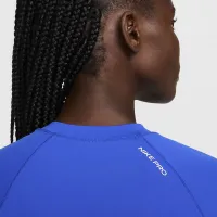 Nike Pro жіноча Dri-FIT Long-Sleeve Top блакитний