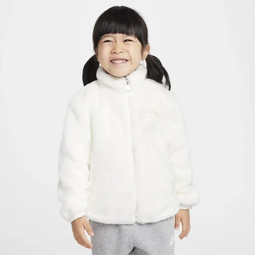 Nike Toddler Faux Fur Куртка цвет белый