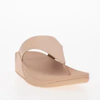 Japonki FitFlop Lulu Leather Toe-Post I88-A89 - Рожеві