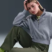 Nike Sportswear Everything Wovens женская Mid-Rise Open-Hem Pants цвет зеленый