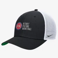 Detroit Pistons 2024/25 Rise Icon Edition Nike NBA Trucker Cap колір чорний