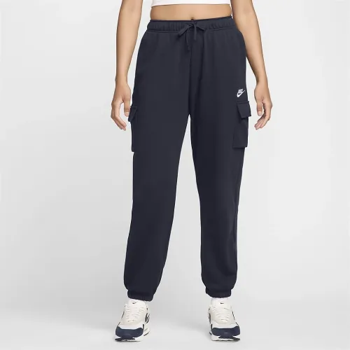 Nike Sportswear Club Fleece женская Mid-Rise оверсайз Cargo Sweatpants синий