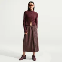 Nike Sportswear женская оверсайз Mid-Rise Culotte Pants цвет фиолетовый
