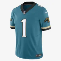 Travis Etienne Jr. Jacksonville Jaguars мужские Nike Dri-FIT NFL Limited Football Jersey цвет зеленый