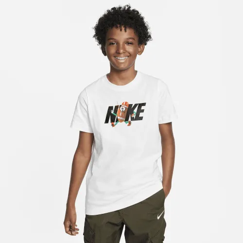 Nike Sportswear Big детские футболка цвет белый