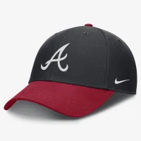 Atlanta Braves Everцвет зеленый Club мужские Nike Dri-FIT MLB Adjustable Hat синий
