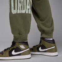 Nike Jordan Brooklyn мужские Collegiate Pants цвет зеленый