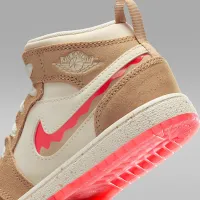 Nike Jordan 1 Mid SE Little дитячі Кросівки колір коричневий