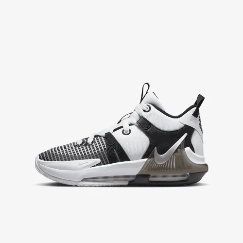 Nike LeBron Witness 7 Big детские баскетбольные Кроссовки цвет белый