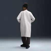 Nike Sportswear Phoenix Fleece жіноча оверсайз Long Cardigan колір коричневий