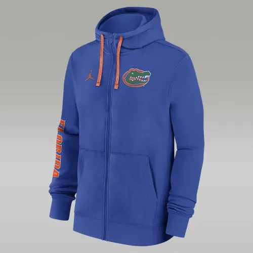 Nike Florida Gators Sideline Team Issue чоловічі Jordan College Full-Zip Толстовка з капюшоном блакитний