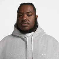 Nike Solo Swoosh чоловічі Fleece Pullover Толстовка з капюшоном колір сірий