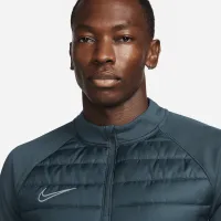 Nike Academy Winter Warrior мужские Therma-FIT 1/2-Zip Soccer Top цвет зеленый