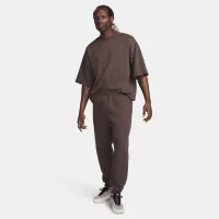 Nike Sportswear Tech Fleece Reimagined чоловічі оверсайз Short-Sleeve світшот колір коричневий