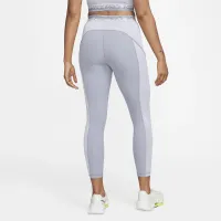 Nike Pro женская С высокой Талией 7/8 тренировочные лосины с карманамицвет фиолетовый