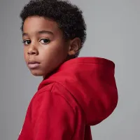 Nike Air Jordan 1 Little детские Christmas Толстовка с капюшоном цвет красный