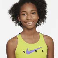 Nike Big дитячі (Girls') Swim Cross-Back Midkini комплект колір зелений