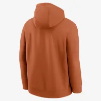 Texas Longhorns Club баскетбольные Icon мужские Nike College Pullover Толстовка с капюшоном Orange