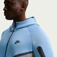 Nike Tech мужские Fleece Windrunner Full-Zip Куртка синий