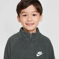 Nike Sportswear Little дитячі Cable Knit Half-Zip колір зелений