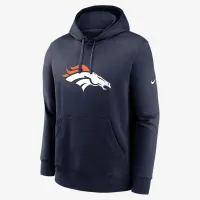 Denver Broncos чоловічі Nike NFL Pullover Толстовка з капюшоном блакитний