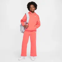 Nike Sportswear Club Fleece Big детские оверсайз Pullover Толстовка с капюшоном Orange