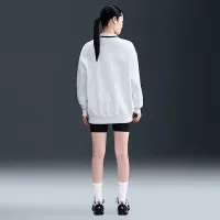 USA Phoenix Fleece женская Nike Soccer оверсайз Crew-Neck свитшот цвет коричневый