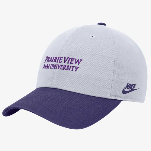Prairie View A&M Nike College Adjustable Cap колір білий