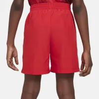 Nike Multi Big дитячі Woven тренувальні шорти колір червоний