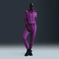 Nike Sportswear Club Fleece женская Pullover Толстовка с капюшоном цвет фиолетовый
