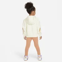 Nike Shine Full-Zip and лосіни комплект Toddler 2-Piece Толстовка з капюшоном комплект колір коричневий