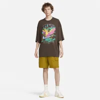 Nike Sportswear чоловічі футболка колір коричневий