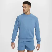 Nike Primary Fleece мужские Dri-FIT UV Performance Crew синий