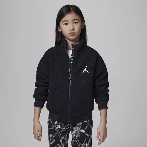 Nike Jordan Big детские Jumpman High Pile Куртка цвет черный