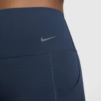 Nike Universa жіноча Medium-Support З високою талією Full-Length лосіни з кишенямиблакитний