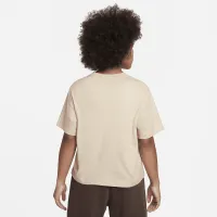 Nike Sportswear Big дитячі (Girls') футболка колір коричневий