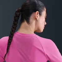 Nike Swift жіноча Dri-FIT Short-Sleeve Running Top Pink