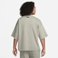 Nike Sportswear Tech Fleece Reimagined мужские оверсайз Short-Sleeve свитшот цвет серый